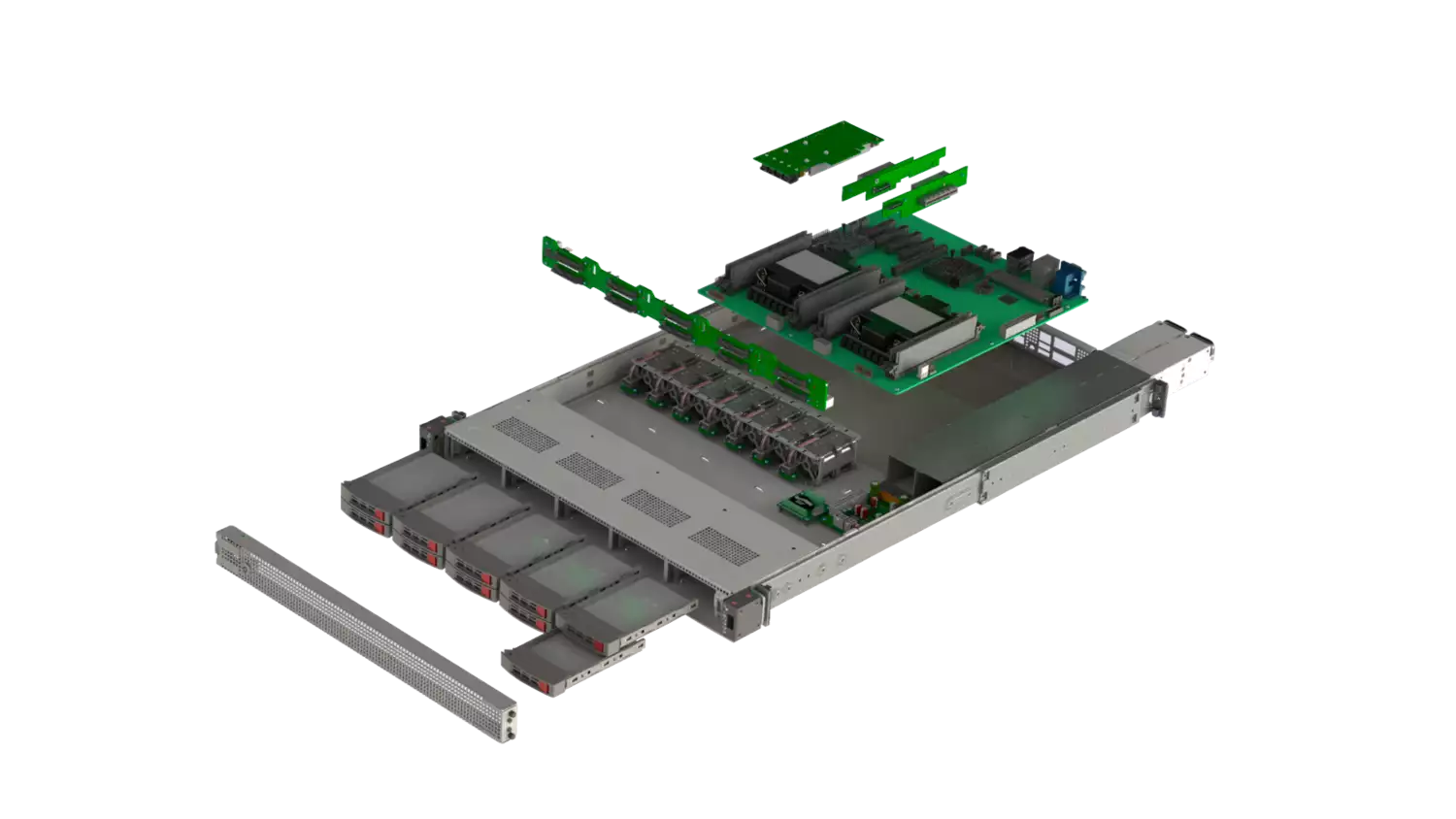 Universal server 1U «Norsi-Dragon» 10SFF